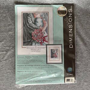 Dimensions Embrace Wedding Record Kit